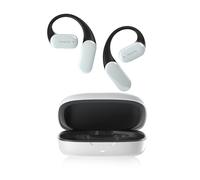 NEARITY MemPod Fit 2 Auriculares Bluetooth Open Ear, inalámbricos con Graves Profundos, hasta 45 Horas de reproducción con Estuche de Carga, Ultra cómodos, conexión Dual, para teléfono/Mac, Blanco