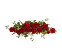 NearlyNatural Bañador de Geranio y Cerezo Casi Natural, 81 cm, Color Verde