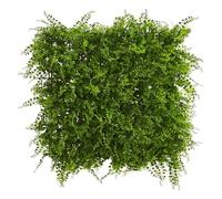 NearlyNatural Casi Natural Lush mediterráneo Artificial Helecho Pared Panel, 20 "x 20"