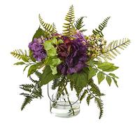 NearlyNatural Hidrangea y Cerezo Casi Natural, 35,5 cm