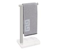 NearMoon Toallero con Base de mármol equilibrada, Soporte de Acero Inoxidable 304, Anillo de Toalla en Forma de L, Barra de toallero Independiente para Cuarto de baño, Cocina (Varilla