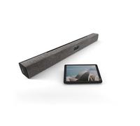Neat Bar Pro - Cámara de videoconferencia con panel táctil de 8 pulgadas y soporte de pared, 2 cámaras de 50 MP, captura UHD 4K, zoom de 16x, 16 micrófonos, caja de altavoces integrada, encuadre