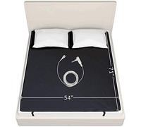 NeatEarthing Tapete para Dormir con conexión a Tierra, 54 x 71 pies, Negro, plástico, se Adapta a tamaño Completo