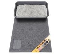 Neater Pets - Alfombra para arena para gatos, gruesa y duradera para caja de arena, almohadilla de trampa que atrapa el desorden para proteger los suelos interiores, suave para las patas de gatito