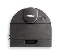 Neato® D9 Robot Aspirador Inteligente - Diseño en D, Filtro HEPA, Navegación con Mapa Láser - Control por App - 200 Minutos de Duración, Recarga y Reinicio Automáticos - Negro