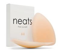 NEATS Triangle Nipple Covers for Women, Reusable Hypoallergenic Adhesive Silicone Pasties, Seamless Invisible No-Show Breast Cover for Deep Necklines