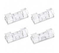 NeatSage Clips adhesivos para cables, paquete de 80 clips organizadores de cables, 4 tamaños variados de soportes de gestión de cables para escritorio, pared, coche, TV, Ethernet, cables USB y luces