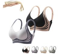 Neattidyly Bras, Lushfitting Powerful Push-Up Seamless Bra, Wmstylist Pushup Bra, Full Coverage Supportive Comfort Bras (2pcs-Mix-a,XXL)
