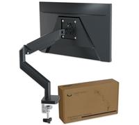 Neatzon Soporte de escritorio con brazo de monitor individual de 32 pulgadas para pantallas de 10 kg, altura ajustable, compatible con VESA, gestión de cables, NZ-ARM-03