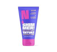 Neba - Shimmer! Bálsamo Iluminador para Tatuajes y Cuerpo - Grosella Negra, 150 ml - Efecto GLOW, Fórmula Hidratante con 12 Principios Activos, Brillo Dorado para Piel y Tatuajes