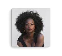 NeBaln Viola Davis - Póster decorativo para pared, sala de estar, dormitorio, 40 x 40 cm