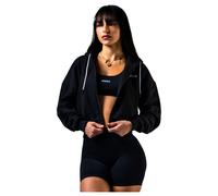 Nebbia Relaxed Zip Hoodie POWER 895 Black Sudadera de mujer M