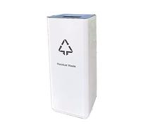 NEBE Botes De Basura Combinados Gran Capacidad For Exteriores, Clasificación Cuadrada, Lanzamiento Directo For Sin Tapas(D)