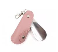 NEBE Calzador De Cuero Metal, Elevador Zapatos Unisex Portátil For El Hogar, Adecuado For Personas Mayores O Con Movilidad Limitada(B)