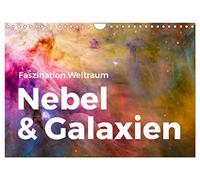 Nebel & Galaxien - Faszination Weltraum (Wandkalender 2026 DIN A4 quer), CALVENDO Monatskalender: Entdecken Sie die Faszination des Weltraums und ... Monat ein neues Highlight aus dem Universum.