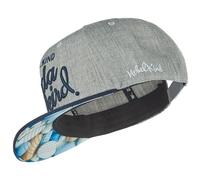 Nebelkind Gorra-Snapback Cap Kinda Weird Gris, Hombre Mujer Unisex, Talla Unica, tamaño Ajustable, Gorra de béisbol Moda, Estilo Streetwear, Gorras de béisbol con Visera Recta