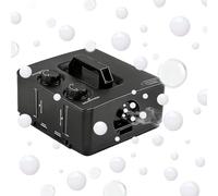 Nebelmaschine, Máquina De Niebla 2 En 1 Con Burbujas 400W, Máquina De Burbujas Con Humo Portátil 27×25×16 Cm, Fog Bubble Machine Para DJ Fiesta Escenario Boda Halloween Navidad Cumpleaños