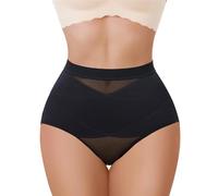 Nebility Shapewear - Calzoncillos y corpiños para mujer, con diseño de cruz, sin costuras, calzoncillos cómodos y moldeadores diarios, Negro , 3XL