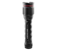 NEBO Big Daddy 6692 Linterna Unisex, 2000 lúmenes, absolutamente impermeable, zoom ajustable en 4 posiciones, 5 modos de luz únicos, 9 pilas AA incluidas, rojo, batería