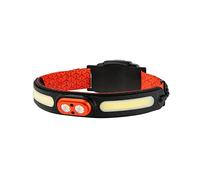 NEBO Curvbeam 600 Flex - Linterna Frontal Recargable de 600 Lúmenes - Con Haz de Luz de Inundación de 180°, Resistencia al Agua IPX4 y Cómodo Ajuste BackBalance