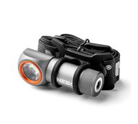 NEBO Einstein - Linterna Frontal Recargable de 600 Lúmenes - Con Luz de Bolsillo - Accesorio para Camping, Senderismo y Deportes - Resistente al Agua - Con LED de Visión Nocturna Verde