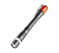 NEBO Inspector 500+ Bolígrafo con Luz - Recargable de 500 Lúmenes en Tamaño de Bolsillo con Clip de Acero - Cable de Carga USB, Impermeable IPX7 y Base Magnética