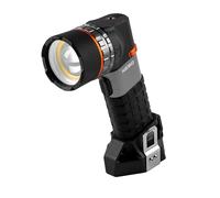 NEBO Luxtreme - Foco recargable con carcasa de aluminio anodizado duradero de grado aeronáutico, cable de carga USB y baterías incluidas, haz de 3/4 millas