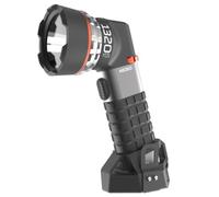 NEBO LUXTREME SL75 - Foco | 362,500 cd, 780 lúmenes, haz de 3/4 millas, tiempo de funcionamiento de 30 horas o uso sin parar con adaptador de 12 V, linterna LED recargable, resistente al agua, incluye