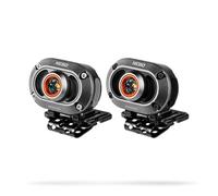 NEBO Mycro - Linterna frontal recargable USB C de 250 lúmenes (paquete de 2) - Linterna frontal LED doble con clip desmontable, impermeable, diseño compacto, faro brillante para el trabajo, camping,