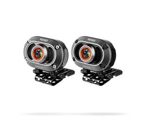 NEBO Mycro - Linterna frontal recargable USB C de 250 lúmenes (paquete de 2) - Linterna frontal LED doble con clip desmontable, impermeable, diseño compacto, faro brillante para el trabajo, camping,