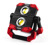 NEBO Omni 2K Lumen - Linterna de Trabajo de 2K Lúmenes para Profesionales - Resistente al Agua y a Impactos - Con Doble Salida COB - Linterna Portátil Recargable por USB con Mango Magnético Giratorio