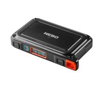 NEBO Rambler 100 - Banco de Energía Portátil - Batería y Cargador Portátiles con Puertos USB, Inalámbricos y CA - Accesorio de Camping para Smartphones, Portátiles y Cámaras