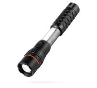 NEBO SLYDE - Linterna King de 1 K | 1.000 lúmenes, 60 horas de tiempo de funcionamiento, luz de trabajo recargable COB y linterna LED, base magnética, impermeable, ideal para acampar y cazar, incluye