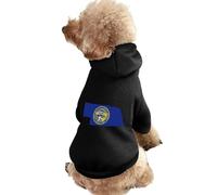 Nebraska State Flag Map - Sudadera con Capucha para Perro, diseño de Mapa de la Bandera del Estado de Nebraska, Ropa acogedora para Mascotas 2XL