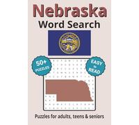 Nebraska Word Search Puzzle Book: Search with Easy to Read Print about Nebraska cities, wildlife, plant life and more| 6x9 inches, 110 pages | 50+ ... Gifts for Vacations, Holidays & Free Times