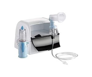 Nebula Air Liquide - Sistema de aerosol para aerosolterapia , adultos y niños, contiene ducha Nasal Rinowash y mascara Nebula Spacer