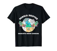 Nebula Drifter Charlotte Carolina del Norte Viajes al Aire Libre Camiseta