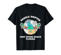 Nebula Drifter Fort Myers Beach Florida Viajes al Aire Libre Camiseta