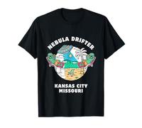 Nebula Drifter Kansas City Missouri Viajes Al Aire Libre Camiseta