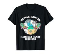 Nebula Drifter Mackinac Island Michigan Viajes al Aire Libre Camiseta