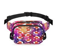 Nebula Galaxy - Riñonera multifunción para viajes, deportes, correr, Galaxy Cute Fox, riñonera, riñonera, bolsa de cinturón para mujeres, hombres, niñas y niños, color, XL, Organizador de bolsas