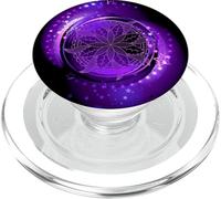Nebula Mandala Galaxy Purple Stars Dreamy Whirl Tidepool PopSockets PopGrip para MagSafe