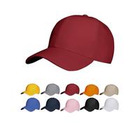 NebulaGlam Gorra Unisex de Tamaño Ajustable, Gorras Hombre Gorra Beisbol Hombre, Algodón Gorra Hombre para Casuales Running Beisbol Tenis Golf, Protege del Sol y la Lluvia (Burdeos)