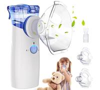 Nebulizador, nebulizador para adultos, nebulizador portátil para bebés, nebulizador recargable con tasa de nebulización ajustable, nebulizador casero FSA HSA