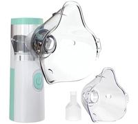 Nebulizador para mascotas con puerto USB, portátil y de mano para perros/gatos, incluye 2 máscaras, funcionamiento silencioso, alta salida de niebla