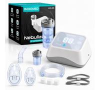 Nebulizador Portatil Bebe Adultos y Niños, Inhalador Nasal Con REGULACIÓN DE FLUJO para Enfermedades respiratorias, Alta Capacidad de Atomización, Tecnología con Compresor de aire