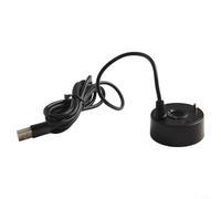 Nebulizador USB de 5 V para fuentes y estanques, humidificador con cable de 1,4 m, nebulizador de agua para acuarios, peces, diseño de jardín, color negro