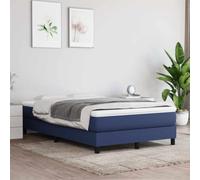 Nebuln Colchón de muelles ensacados medianos 120 x 200 x 20 cm azul con funda de tela, comodidad para dormitorio, habitación de invitados, cama doble y cama individual, compatible con somier y somier