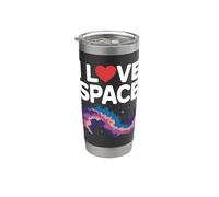 Nebulosa del cosmos galáctico I Love Space Vaso térmico de acero inoxidable de doble pared
