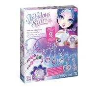 Nebulous Stars Kit de fabricación de joyas Portal, juego de 8 pulseras de resina con purpurina, cuentas y calcomanías para niñas creativas de 7 a 10 años, cuenta con Eclipsia